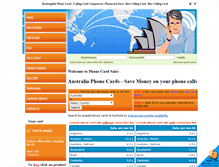 Tablet Screenshot of cjp.phonecardsales.com.au