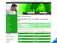 Tablet Screenshot of ideatel.phonecardsales.com.au